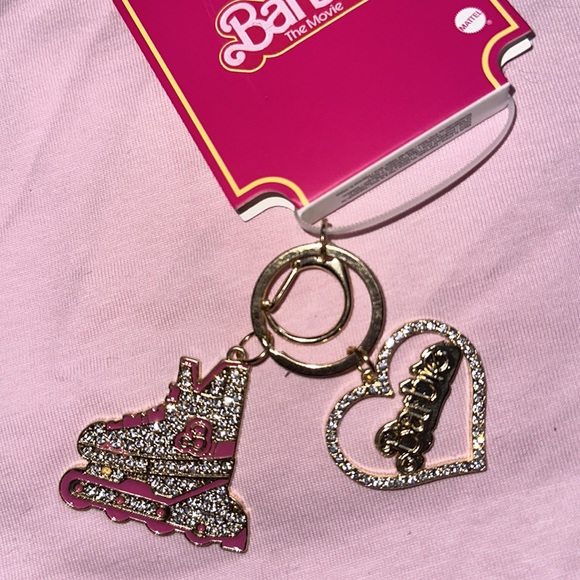NWT Barbie™️ The Movie Diamond Key Dangle 💕 NWT - Picture 4 of 6